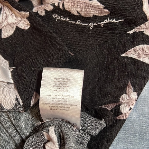 Spiritual Gangster Maya Floral Print Kimono, black and white, sz. OS - Picture 15 of 16